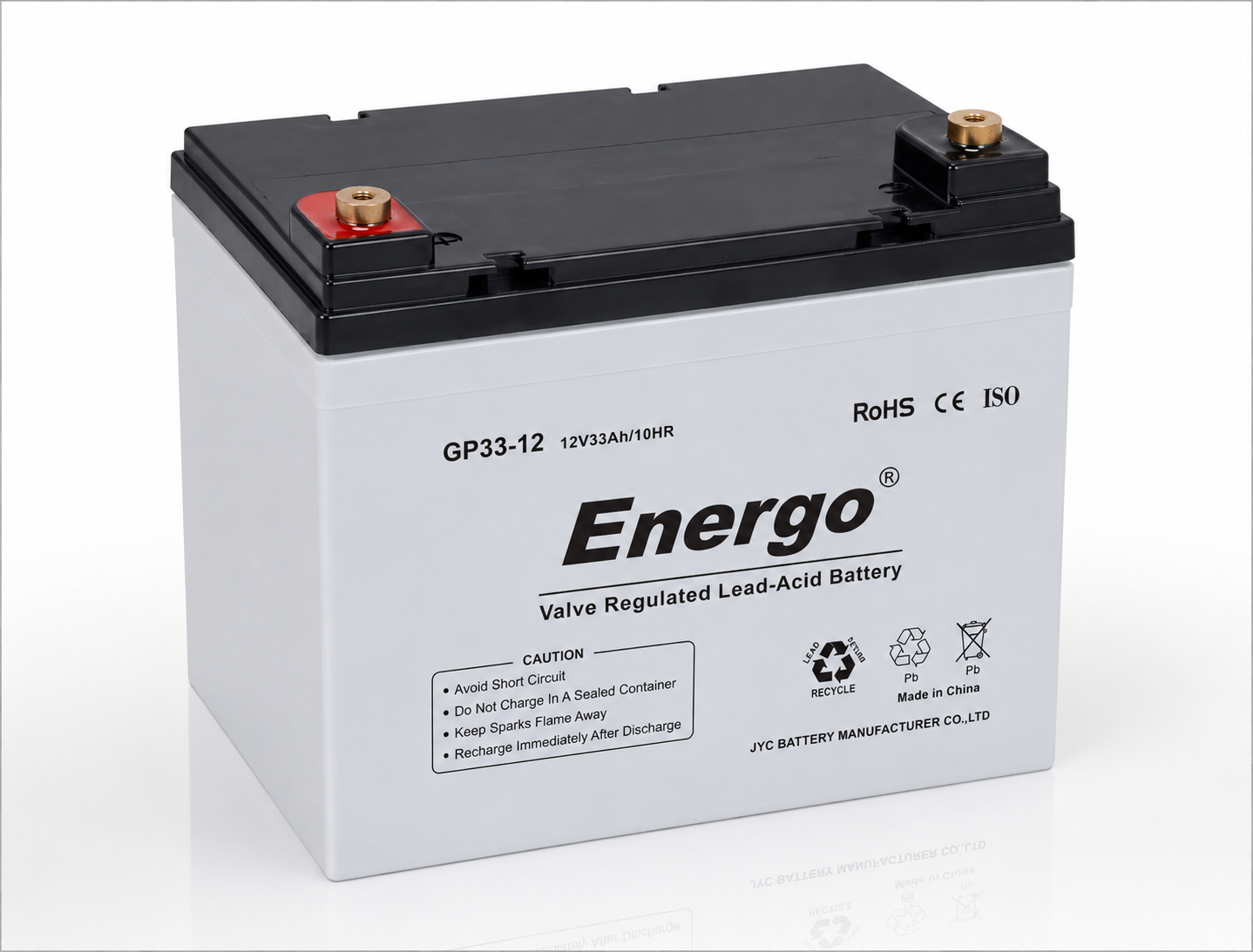 Energo GP33-12 12V 33Ah Bakımsız VRLA Akü